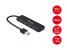 Equip 128959 4-port usb 3.2 gen 1 hub with usb-c adapter, 30x12.5x102mm