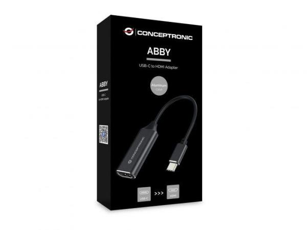 Conceptronic abby03b usb 3.2 gen 1 hdmi adapter, 4k30hz, 198 x 20 x 9 mm
