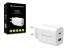 Conceptronic althea11w 2-port 33w pps usb pd charger, usb-a x 1, usb-c x 1, qc 3.0, 40.2 x 65.7 x 30 mm