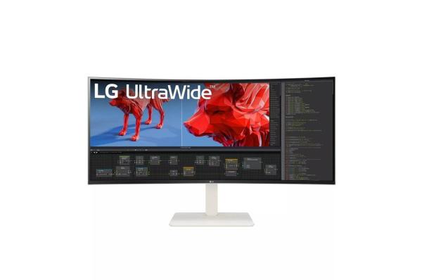 Monitor lg 37.5" 38wr85qc-w.aeu, curvature: 2300r, diagonal (inch): 37.5, diagonal (cm): 95, aspect ratio: 21:9, panel: ips, resolution: 3840x2160, refresh rate: 144hz, response time gtg: 1ms, brightness (max): 600 cd/m², contrast (static) : 1000:1, viewi