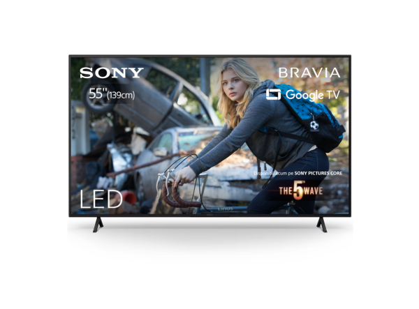 Televizor sony bravia led 55x75wl, 139 cm, smart google tv, 4k ultra hd, clasa g