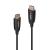 Cablu lindy hdmi 8k60, fibra optica hybrid, lungime 20m, rezolutie maxima 7680x4320@60hz 4:2:0 10bit, 3840x2160@120hz 4:4:4 10bit, latime de banda 48gbps, negru