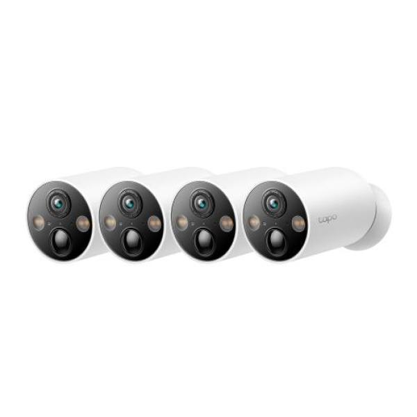 Tp-link tapo c425 smart wire-free indoor/outdoor security camera, senzor starlight cmos cu scanare progresivă de 1/3”, lungime focală: 2.1 mm, apertură: f2.1, câmpul de vizualizare: 150° (diagonală), 134°(orizontală), 77°(verticală), rezolutie maxima 2k q