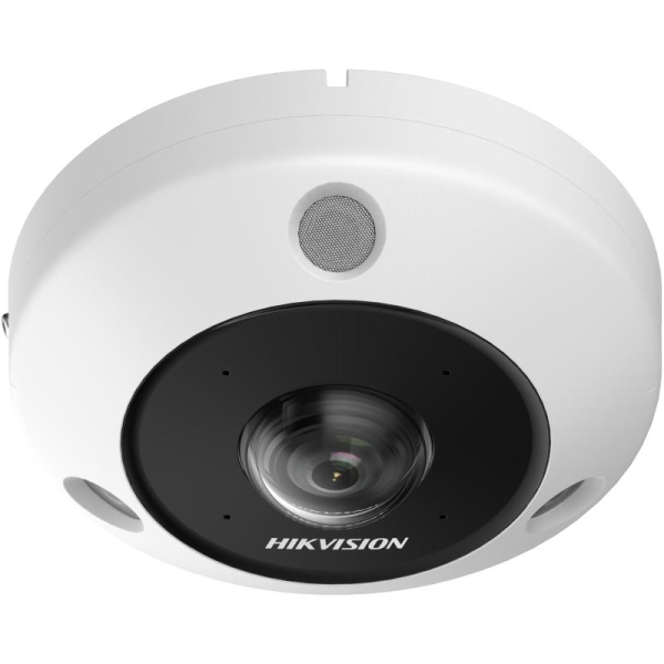 Camer de supraveghere ip fisheye 6mp hikvision ds-2cd6365g1-ivs(1.16mm), senzor: 1/1.8" progressive scan cmos, lentila fixa 1.16mm, iluminare: color: 0.01 lux @ (f2.25, agc on),b/w: 0.005 lux @ (f2.25, agc on),b/w: 0 lux with ir: 15m, fisheye view: 2560 ×