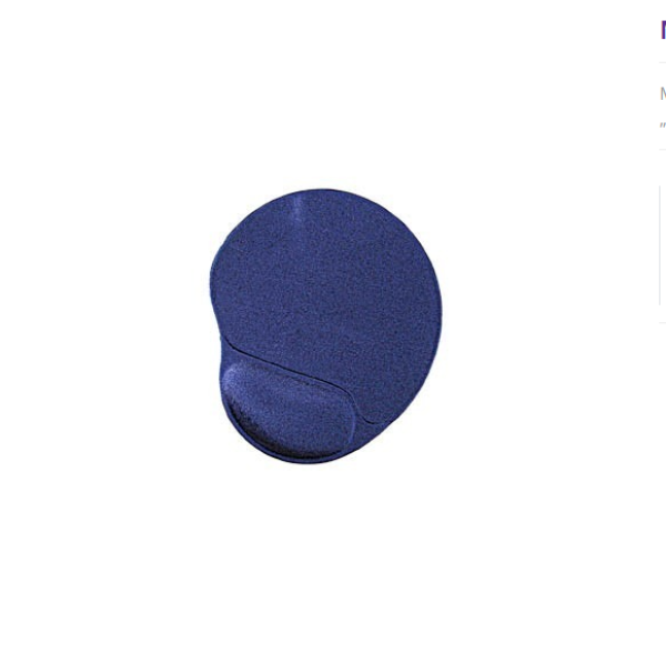 Mousepad gembird, cauciuc si material textil, 240 x 220 x 4 mm, albastru