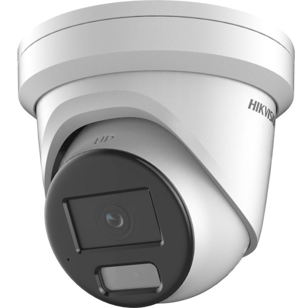 Camera de supraveghere ip turret 4mp powered by darkfighter hikvision ds-2cd2346g2h-iu(4mm)(ef), lentila fixa: 4mm, iluminare min.: color: 0.0008 lux @ (f1.0, agc on),b/w: 0 lux cu ir: 30m, microfon incorporat, slot card de memorie: microsd/microsdhc/micr