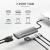 Hub usb trust dalyx, 7 porturi usb-c, negru