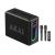 Boxa portabila akai cu 2 micfrofoane wireless-ipx6-80w, bluetooth 5.3, puterea de emisie a canalului bluetooth 2dbm, tensiune baterie 11.1v, 4000 mah, tip baterie litiu ion, putere rms 80w, cu intrare aux, intrare chitară/microfon, frecvența microfonului 