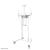 Tavita av pt fl55-875wh1 si wl55-875wh1, greutate maxima suportata 9 kg, alb
