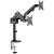 Brat de birou pentru monitor neomounts, poate sustine 2 monitoare cu diagonala display 17-27", suporta pana la 14kg per monitor, full motion, +45°, -45° inclinatie, +90°, -90° swivel, +180°, -180° rotatie, vesa min 75x75, vesa max 100x100, reglabil pe in