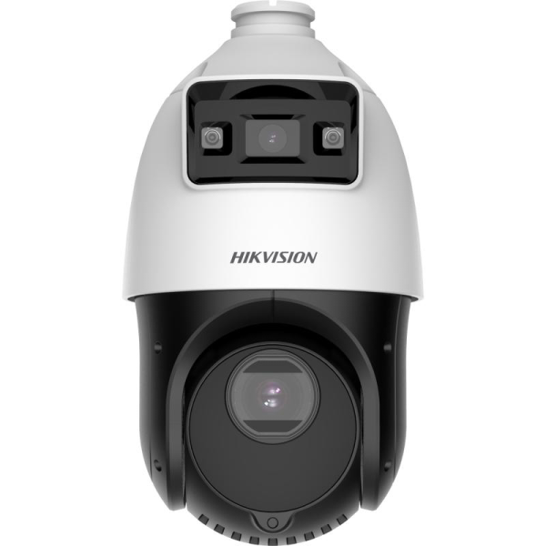 Camera de supraveghere ip speed dome 4mp hikvision ds-2se4c415mwg-e, lentila fixa bullet: 2.8 mm, lentila varifocala ptz: 4.8 to 72 mm, 15 × optical, iluminare min.: [bullet channel]: 0.0005 lux @ (f1.0, agc on), 0 lux; [ptz channel]: color: 0.005 lux @ (