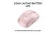 Mouse logitech mk240 silent wireless, optic, interfata bluetooth, rezolutie 1000 dpi, rose