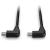 Cablu lindy usb c 2 x 90°, lungime 1m, putere maxima 60w, latime de banda suportata 480mbps, negru
