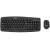 Kit tellur tastatură și mouse fără fir, tip tastatura sua, 105 taste, rezolutie mouse 800/1200/1600 dpi reglabil, negru