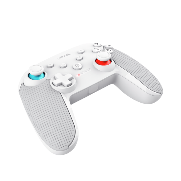 Controller wireless trust muta pentru consola nintendo switch, 15 butoane, controale: a, b, x, y, l1, l2, l3, r1, r2, r3, reset, 8-way, start, select, d-input, alb