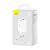 Incarcator retea baseus gan5 pro, quick charge 65w, 2 porturi usb pd, 1 port usb quick charge, include cablu usb -c la usb-c de 100w, lungime 1m, alb