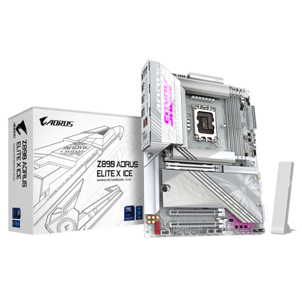 Placa de baza gigabyte z890 aorus elite x ice lga1851