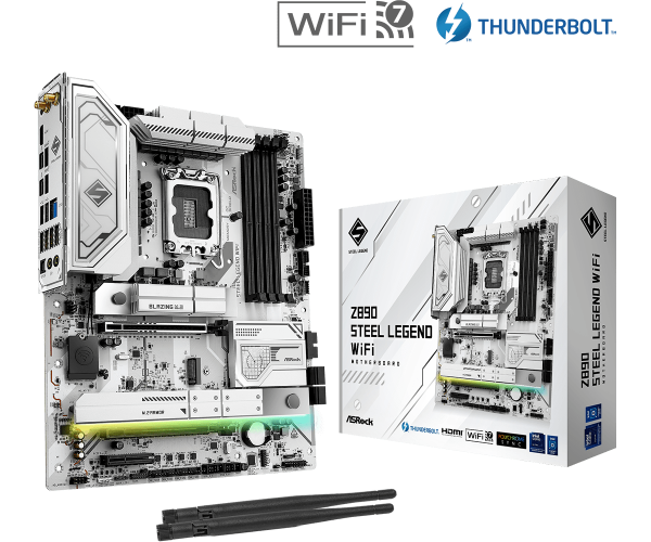 Placa de baza asrock z890 steel legend wifi lga1851