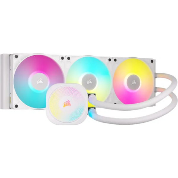 Cooler procesor corsair icue link titan 360 rx rgb aio liquid alb