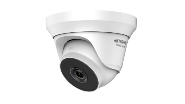 Camera de supraveghere turret 2mp hiwatch hikvision hwt-t220-m(2.8mm), lentila fixa 2.8mm, iluminare min: color: 0.001 lux @(f1.2, agc on), 0 lux cu ir: 40m, alimentare: 12 vdc ±15%, protectie: ip66, dimensiuni: Ø 127.92 mm × 102.26 mm, greutate: 450g, te