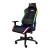 Scaun gaming trust gxt 719 ruya, iluminare rgb, 5 roti, ridicare pe gaz clasa 4, adjustabil pe inaltime, material piele pu si plastic, greutate maxima suportata 150 kg, negru