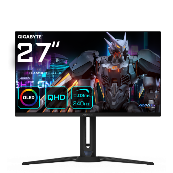 Gigabyte monitor gaming 29", display 590.42 x 333.72 mm, anti- reflection, rezolutie:  2560 x 1440(qhd, luminozitate: 250 cd/m2(typ), contrast: 1500000:1, unghi vizualizare: 178°(h)/178°(v), timp raspuns: 0.03ms gtg, rata refresh: 240hz, interfata: 2 x hd