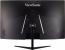 Monitor viewsonic 31.5" vx3219-pc-mhd, curvature: 1500r, diagonal (inch): 31.5, diagonal (cm): 80, aspect ratio: 16:9, panel: va, re solution: 1920x1080, refresh rate: 240hz, response time mprt: 1ms, brightness (max): 300 cd/m², contrast (static) : 3000:1