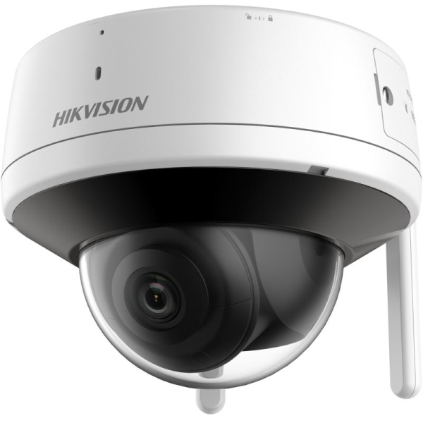 Camera supraveghere hikvision wifi ip dome ds-2cv2141g2-idw(2.8mm)(w); 4 mp, wifi 2.4g cu 2 antene, distanta in camp deschis 120metri, microfon si speaker incorporate, audio bidirectional, 1/2.7" progressive scan 4mp cmos, rezolutie: 2560 × 1440@25fps, il