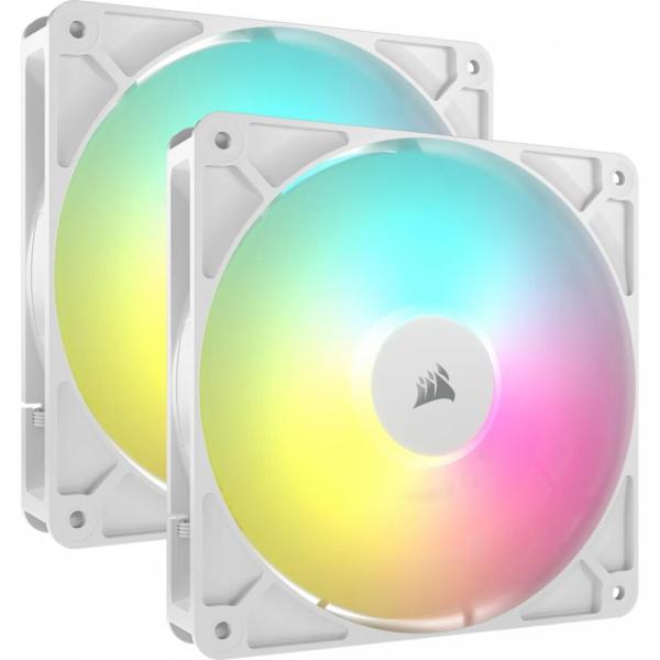 Ventilatoare carcasa corsair rs140 2x140mm argb alb