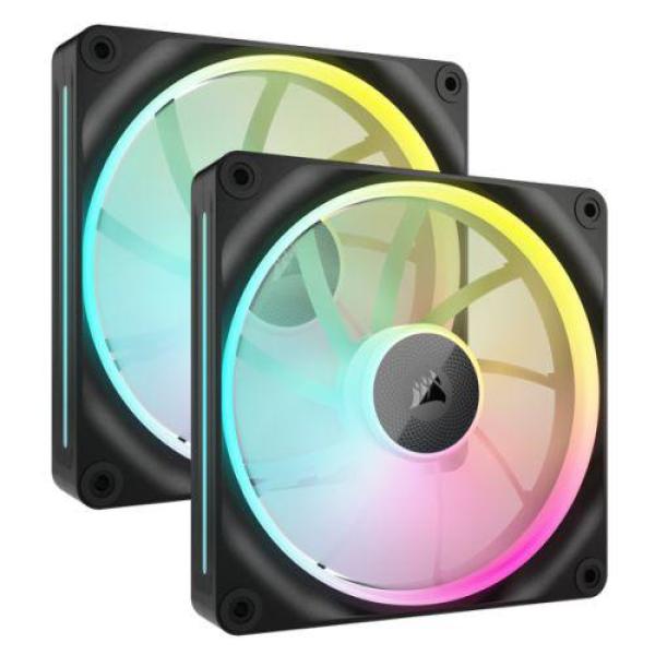 Ventilatoare carcasa corsair icue link lx140 2x140mm rgb negru