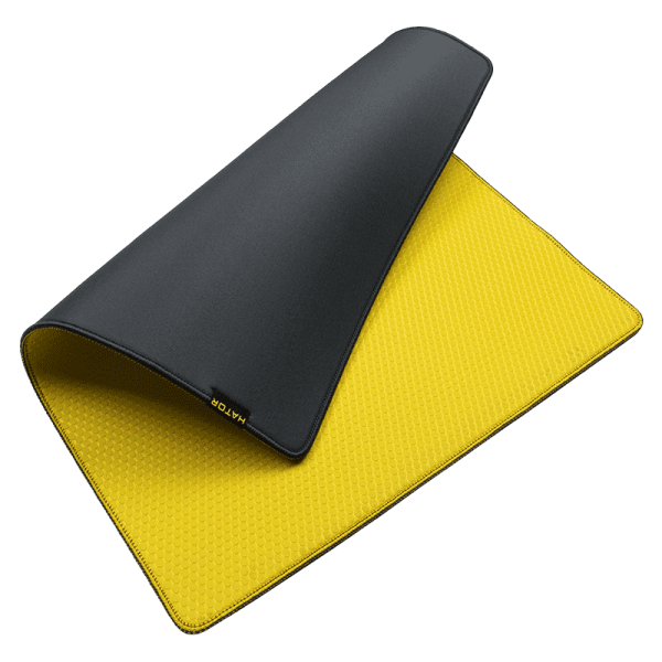 Mousepad hator tonn evo s, material cauciuc, dimensiuni 290 х 240 х 2 mm, negru