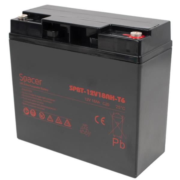Acumulator ups spacer 12v/18ah, negru