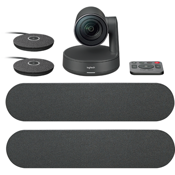 Camera videoconferinta logitech rally plus conferencecam ultra-hd, negru