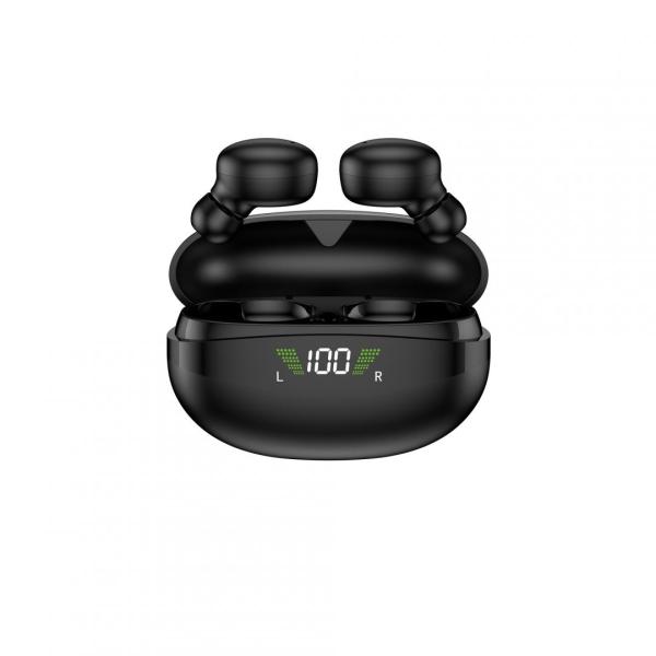 Casti akai bte-j350 wireless, bluetooth 5.3, putere intrare incarcare 5v 250ma, răspuns în frecvență: 20hz ~ 20khz, negru