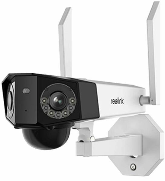 Camera de supraveghere reolink go series g750 senzor: 1/3" cmos rezolutie video: 4608x1728 (8 megapixeli) cadre/secunda: 15 fps unghi de vizualizare: orizontal: 170°vertical: 50° distanta iluminator ir: 30 m microfon si difuzor incorporat compresie video: