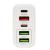 Incarcator retea spacer qc 38w, 5 x porturi: usb type-c pd x 1m usb type-c x 1, usb quick charge x 1, usb x 2, alb