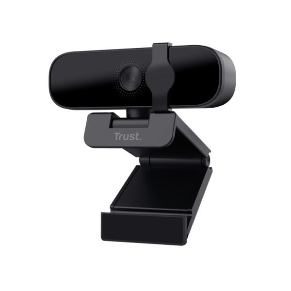 Camera web trust tanor full hd, interfata usb 2.0, framerate maxim 30 fps, rezolutie maxima 1920x1080, negru
