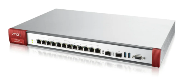 Zyxel atp hardware firewall 12 gigabit user-definable ports, 2*sfp, 2* usb with 1 yr bundle