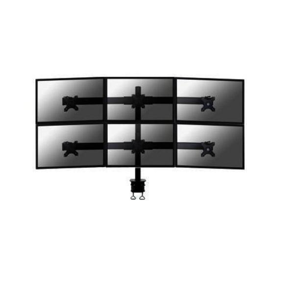 Suport monitor de birou, neomounts by newstar fpma-d700d6, 19" - 27", vesa 100x100, suporta pana la 8kg, negru