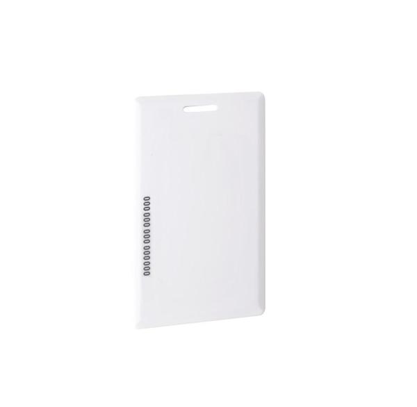 Cartele de proximitate cu cip em4100 (125khz); format: wiegand 26; dimensiuni: 86x 54 x 1.8mm