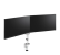 Brat dublu monitor neomounts ds60-425wh2; pentru display-uri cu diagonale 17"-27", sistem de prindere vesa 75x75~100x100, greutate maxima suportata 8 - per ecrankg, tilt +90°, -30°, swivel +90°, -90°, rotate +360°, distanta fata de perete 128-460mm; inalt