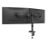 Brat dublu monitor neomounts ds60-600bl2; pentru display-uri cu diagonale 10"-32", sistem de prindere vesa 75x75~100x100, greutate maxima suportata 8 - per ecrankg, full motion, tilt +45°, swivel 90°, rotate 180°, distanta fata de perete 99-459mm; culoare