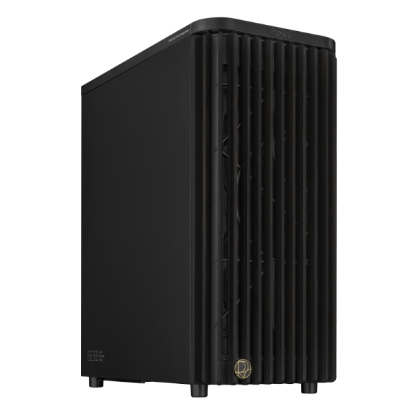 Carcasa asus proart pa401 wood edition metal panel mid tower argb negru, sloturi expansiune 7, drive bays: 2x3.5" 2x2.5"/3.5", ventilatoare suportate: 5 (spate: 1x120mm, fata: 2x140mm sau 2x160mm, sus: 2x120mm sau 2x140mm), ventilatoare incluse: 2 (fata: 