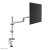 Brat monitor neomounts ds60-425wh1; pentru display-uri cu diagonale 17"-27", sistem de prindere vesa 75x75~100x100, greutate maxima suportata 8kg, tilt +90°, -30°, swivel +90°, -90°, rotate +360°, distanta fata de perete 128-459mm; inaltime reglabila manu