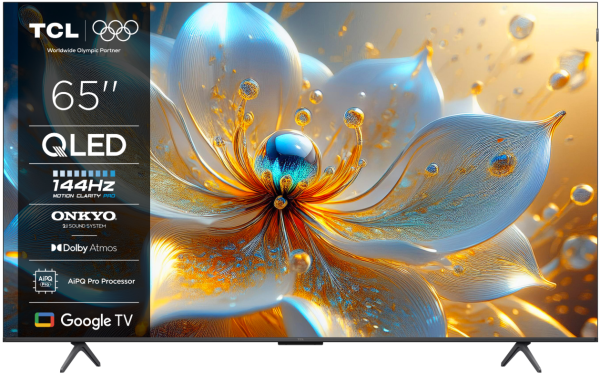 Televizor tcl qled 65t8c, 164 cm, smart google tv, 4k ultra hd, (model 2025)