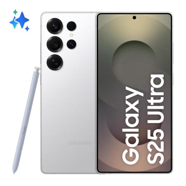 Samsung s25 ultra 5g s938b 6.9" 12gb 256gb dualsim titanium white silver (incl. s-pen)