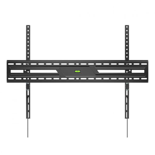 Suport perete tv serioux 43-100" tilt 75kg profil 85mm material: otel finisarea suprafeței: vopsea electrostatica dimensiune ecran: 43"-100" compatibilitate vesa: 75x75, 100x100, 100x150, 150x100, 100x200, 200x100, 150x150, 200x200, 200x300, 300x200, 200x