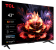 Televizor tcl led 43v6c, 108 cm, smart google tv, 4k ultra hd, (model 2025)