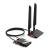 Be9300 tri-band wi-fi 7 bluetooth pci express adapter speed: 5760 mbps at 6 ghz + 2880 mbps at 5 ghz + 688 mbps at 2.4 ghz spec: 2× high gain tri-band external antennas, include high gain tri- band antennas with extension cable & magnet base, multicolor