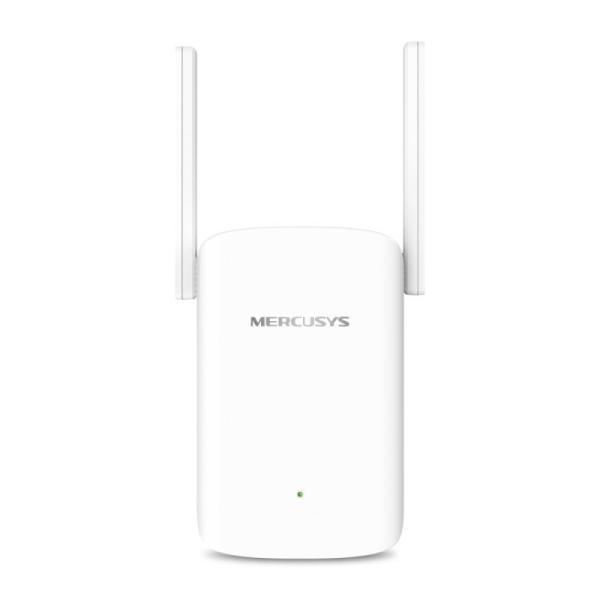 Ax1500 wi-fi range extender speed: 300 mbps at 2.4 ghz + 1201 mbps at 5 ghz spec: 2× fixed external antennas, 1 × gigabit port, wall plugged, 1024 qam, ofdma feature: mercusys app, wps/reset button, signal indicator, range extender/access point mode, adap